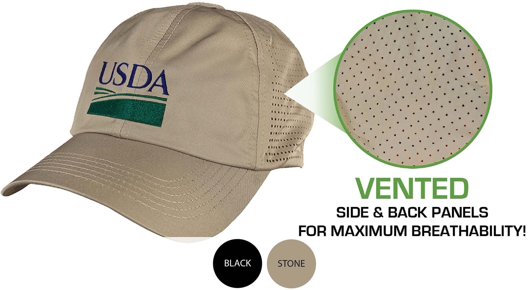 perforated cap