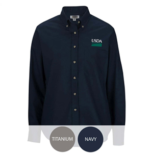 Womens Long Sleeve Poplin Shirt
