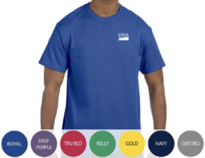 Unisex Short Sleeve T-Shirt Cotton/Poly Blend