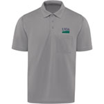 OBS Unisex Polyester Knit Short Sleeve Polo with Pocket