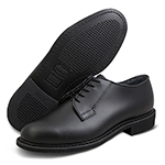 Men's Polishable Leather Uniform Oxford Shoe